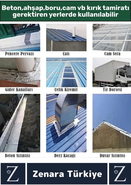 Ultra Güçlü Suya Neme Dayanıklı Çok Amaçlı Onarım Tamir Izolasyon Bantı Yeşil 48 MMX10 mt 5 Adet