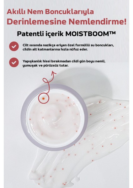 Leke Karşıtı,yoğun Nem Boncuklu Alp Çiçeği Özütü Yeni Nesil Kore Moist Krem 50ML