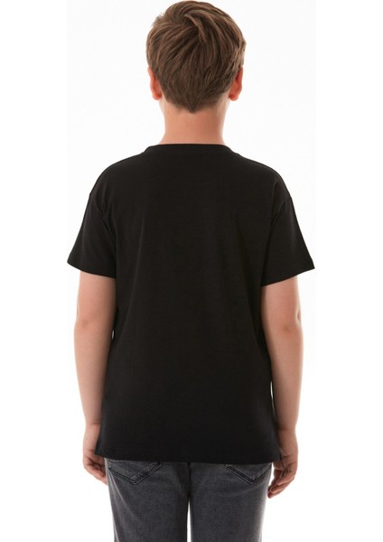 %100 Pamuk Play With Sky Baskılı Erkek Çocuk Tişört fırsatları