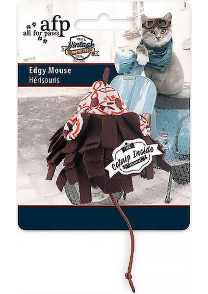 Vintage Cat - Peluş Fare Oyuncak