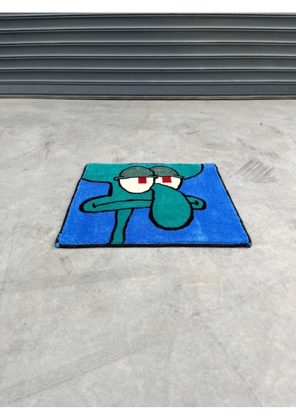 El Yapımı Sunger Bob Squidward Tufting Halı