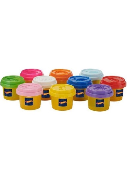 HHJ38 - Hot Wheels 10X30GR Oyun Hamuru (Lisinya)