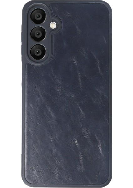 Samsung Galaxy A16 5g Kılıf Aras Deri Kapak - Lacivert Ferrg modelleri