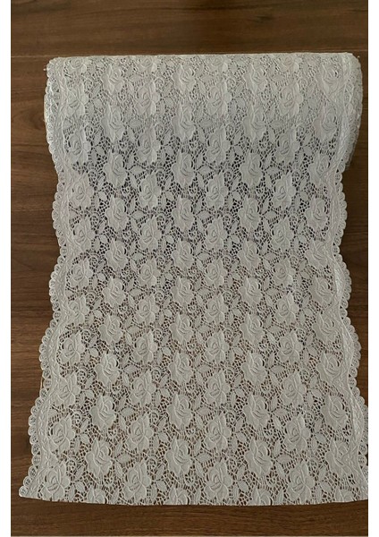Dantel Pvc Buz Dolabı Ayakkabılık Raf Dolap Çekmece Örtüsü / Eni : 50 cm x 5 mt Renk Gri- K.GÜL02