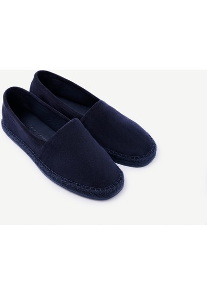 Jüt Tabanlı Deri Espadril