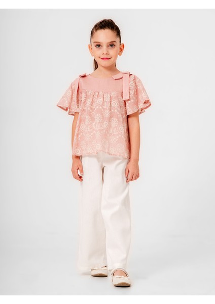 Kız Çocuk Takım2-5 Yaş Pudra