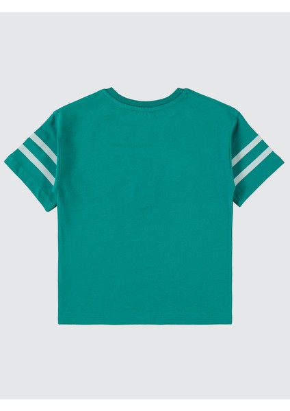 Kız Çocuk Tişört 6-9 Yaş Yeşil modelleri