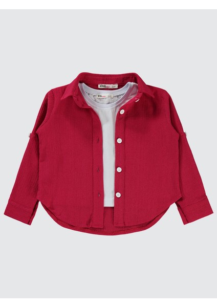 Kız Çocuk Gömlek 2-5 Yaş Fuşya