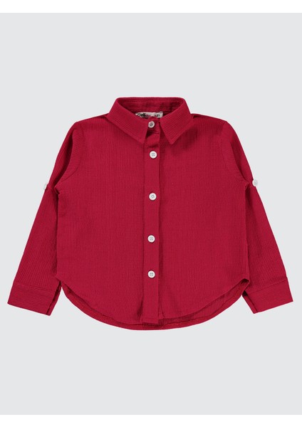 Kız Çocuk Gömlek 2-5 Yaş Fuşya modelleri