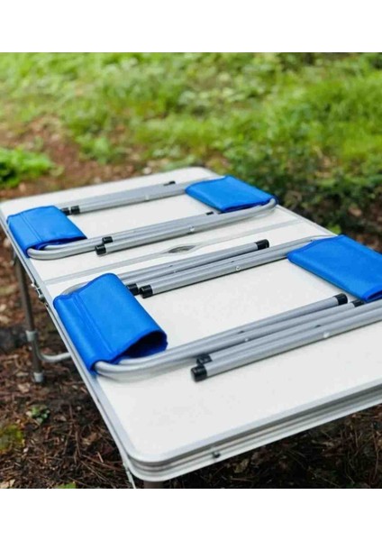 4 Tabureli Katlanır Kamp Masa Sati indirimleri