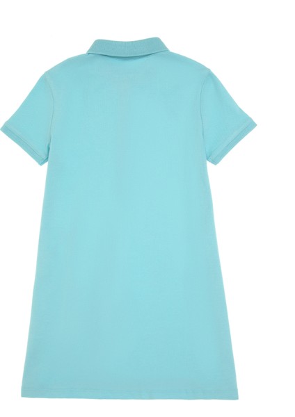 Baskılı Açık Mavi Kız Çocuk Diz Üstü Elbise Veran fiyatları