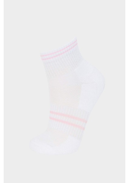 Kız Çocuk 5'li Pamuklu Patik Çorap E6063A8NS modelleri