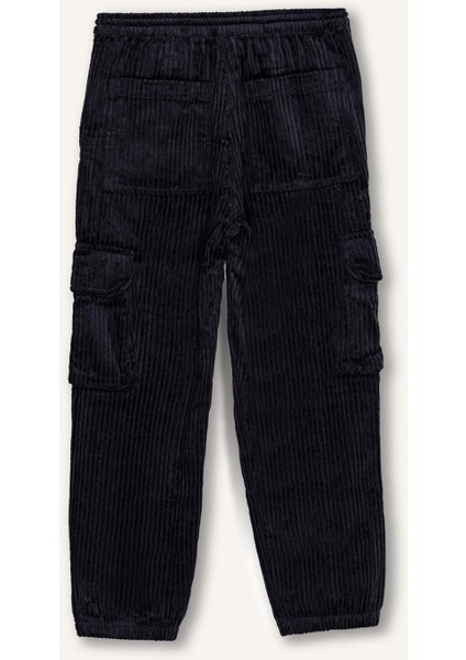 Erkek Çocuk Kargo Cepli Jogger Kadife Pantolon modelleri