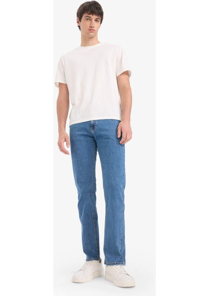 Sergio Regular Fit Normal Kalıp Normal Bel Boru Paça Jean Pantolon E7277AX25SM