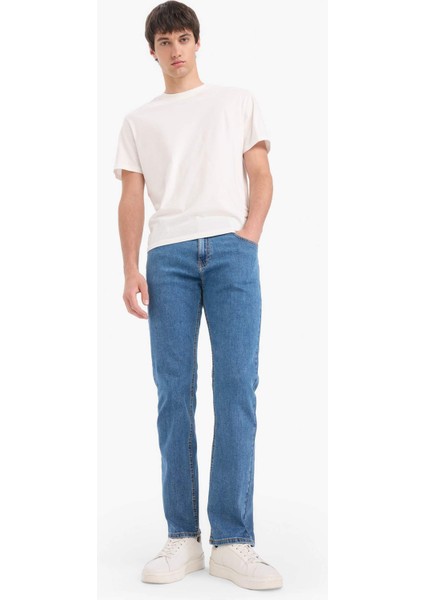 Sergio Regular Fit Normal Kalıp Normal Bel Boru Paça Jean Pantolon E7277AX25SM