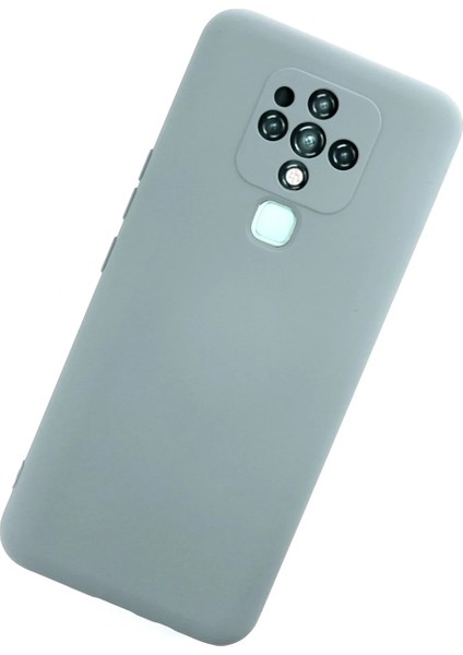Tecno Camon 16 Kılıf Nano Içi Kadife Silikon - Buz Mavisi Ferrg