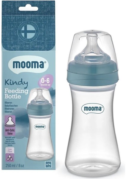 Biberon Anti Kolik Biberon 250 ml Kapaklı Biberon 0 - 6 Ay (Yavaş Akış) - 678400-1453