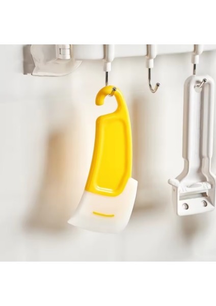 Yağ - Leke Kazıyıcı Mini Silikon Spatula Plastik Saplı modelleri