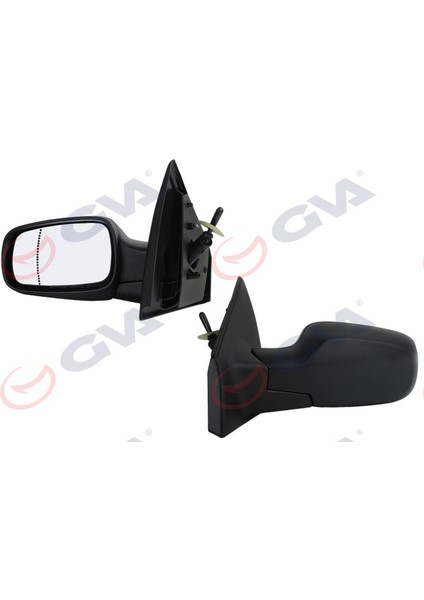 Diş Dikiz Aynasi Sol Clio 06 Mekanik Isitmali Asferik Asferik 2 Fiş VM-6136AL Gnzrz