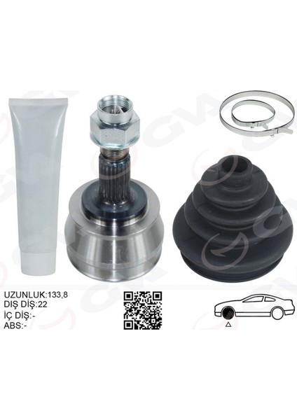 Aks Kafasi Sol-Sag On Dis Fiat Grande Punto 199 1.2 Mpi 05-12 Gnzrz