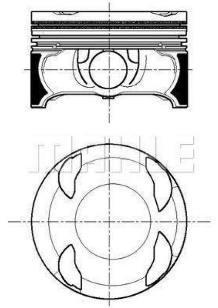 Piston Segman Std 83.00MM Mercedes M274.910 W204 W205 W212 W213 R172 Gnzrz
