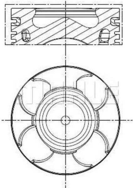 Motor Piston Segman Opel Astra H-J-Corsa-Doblo-Fiorino-Linea-1.3 Z13DTH-DTJ-A13DTE 69.60-Std Gnzrz