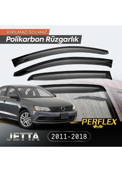 Vw Jetta 2011-2018 Cam Rüzgarlığı V2 Mugen