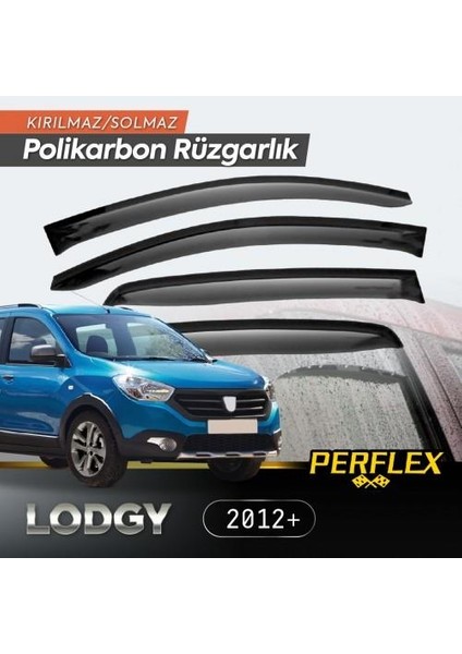Dacia Lodgy 2012+ Cam Rüzgarlığı V2 Düz