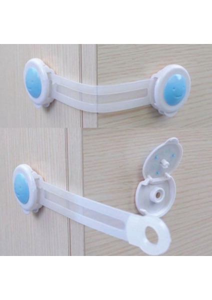 Bebek Çocuk Koruma Dolap Çekmece Kilidi Bebek Güvenliği 2'li fiyatları