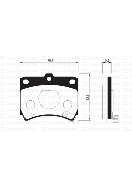 Ön Balata Disk Kia Pride 05 Mazda 121 90 GDB773 Gnzrz