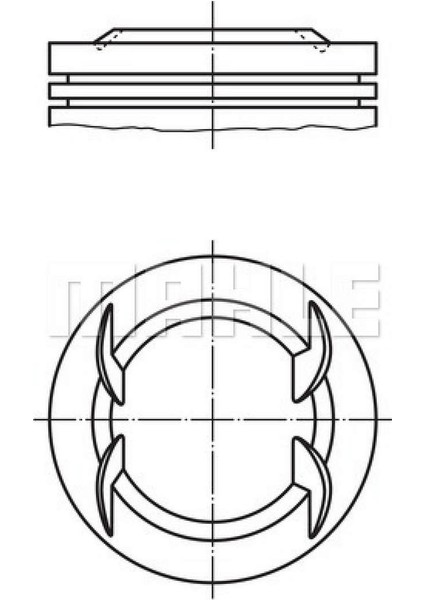 Piston Segman 82.00 mm (+0.40) Marea 2.0 Gnzrz