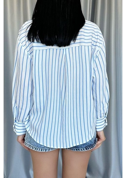 Mavi Çizgili Gömlek fırsatları