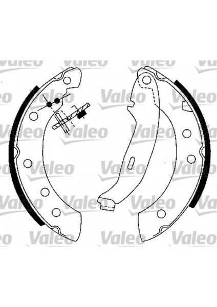 Arka Pabuç Balata P106-P206-P306-SAXO-CLIO Ii-Symbol-Thalia-Lgn-Twng-Logan 04 Sandero 08 7701206962 Gnzrz