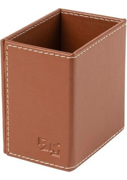 Luxury Masaüstü Deri Kalemlik Desktop Organizer Rainbow Vegan 9,7X6,7X10 cm 1 Adet