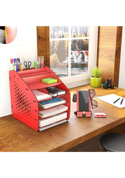 Luxury A4 Evrak Rafı Masaüstü Organizer 1 Adet