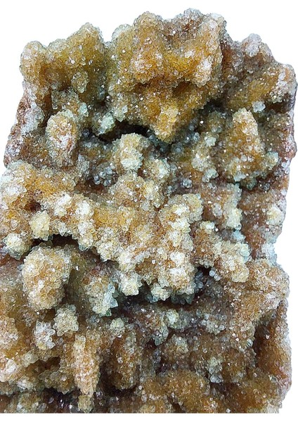 Luxury Ikizce Krisopras Kristali Yeşil Kahve Renkli Bordial Oluşumlu Eşsiz Koleksiyonluk 50 gr Mineral 1 Adet