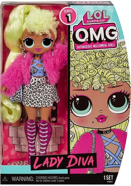 Luxury Surprise O.m.g. Core Series 1 Doll-Lady Diva Bebek Oyuncak 1 Adet