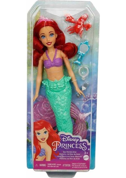 Luxury Disney Prenses Deniz Kızı Ariel ve Aksesuarları HLW34 - Ariel 1 Adet