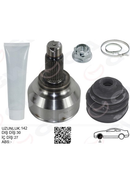 Aks Kafasi Diş Sağ/sol Bmw E46 Xd Xi 142MM Gnzrz