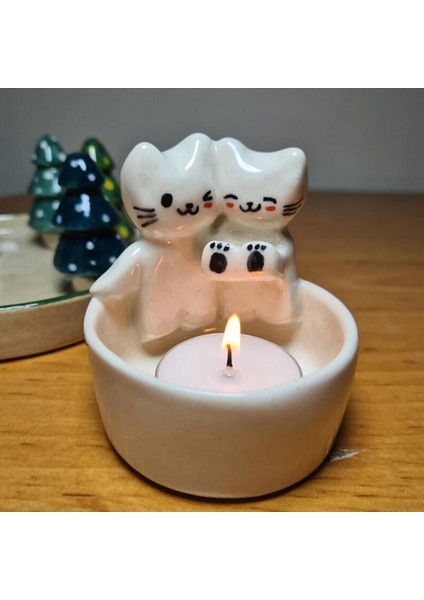 Luxury Sevgili Kedi Mumluk,üşüyen Kedi Mumluk, Sevgili Kedi Mumluk, Ateş Başında Üşüyen Sevgili Kedi Mumluk 1 Adet fiyatları