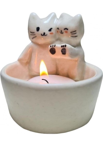 Luxury Sevgili Kedi Mumluk,üşüyen Kedi Mumluk, Sevgili Kedi Mumluk, Ateş Başında Üşüyen Sevgili Kedi Mumluk 1 Adet fırsatları