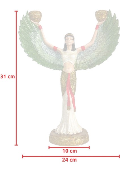 Luxury Isis Polyester Şamdan 1 Adet indirimleri