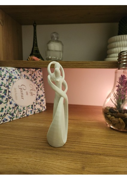 Luxury Aşkın Sarmalı Biblo Heykel Figür Dekor Dekorasyon Altındal Home 1 Adet