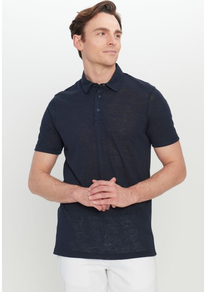 Pamuklu Slim Fit Dar Kesim Polo Yaka Tişört