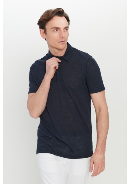 Pamuklu Slim Fit Dar Kesim Polo Yaka Tişört modelleri