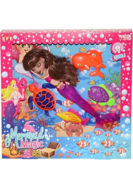 Luxury Deniz Kızı Mermaid Magic Işıklı EFE258 2581 1 Adet