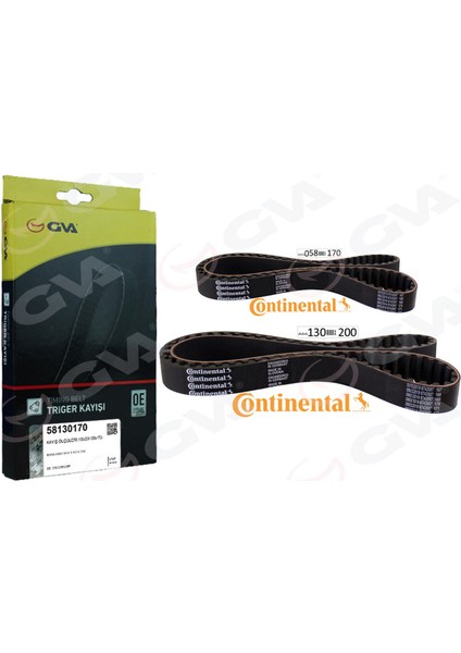 Triger Kayişi Setli 130X200 058X170 Vw Bora Golf Iv-V-Plus Polo 1.4-1.6 16V 536023310 536022810 Gnzrz