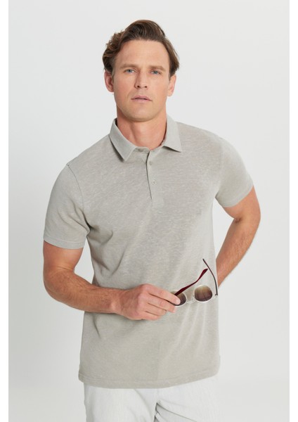 Pamuklu Slim Fit Dar Kesim Polo Yaka Tişört modelleri
