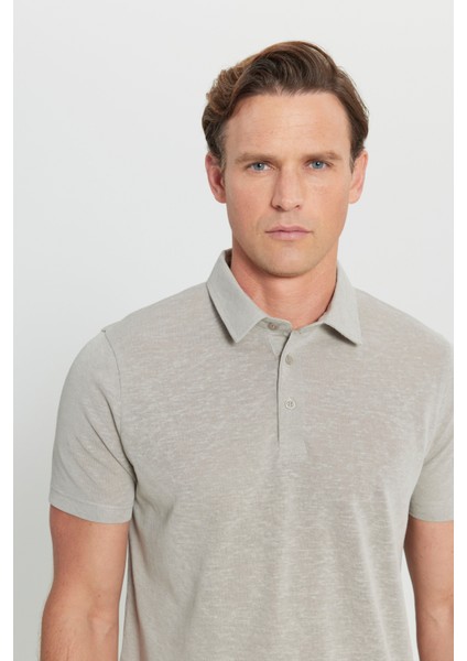 Pamuklu Slim Fit Dar Kesim Polo Yaka Tişört fırsatları