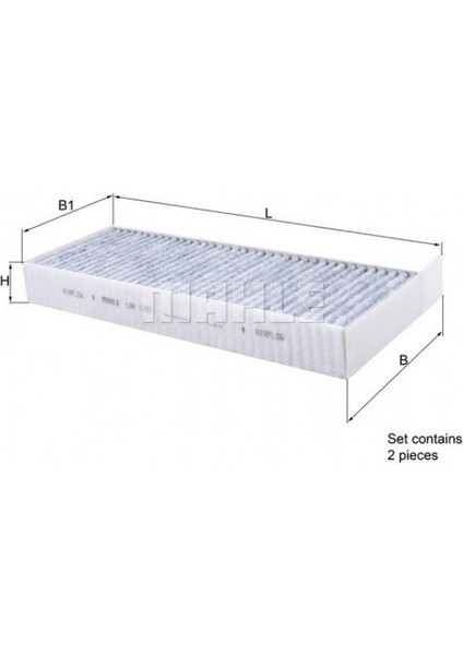 Polen Filtresi Karbonlu Cabin Air Filter Element With Activated Carbon Gnzrz